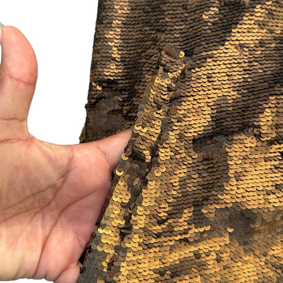 Gold Sequin Jacket Free People size M - Picture 10 of 12